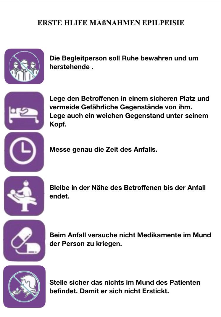 Erste Hilfe bei Anfall